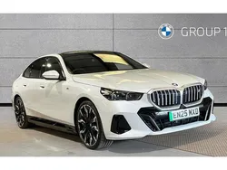 White New 2025 BMW i5 M Sport Sedan | £59,995 (Expensive)