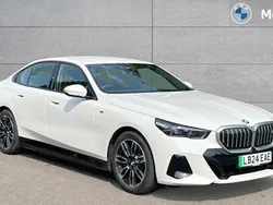 White New 2024 BMW i5 M Sport Sedan | £46,275 (Fair price)