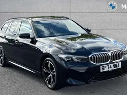 Black sapphire Used 2025 BMW 320 M Sport Estate | £35,356 (A bit pricey)