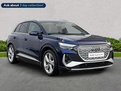 Blue Used 2021 Audi Q4 e-tron S-Line SUV | £25,148 (Fair price)