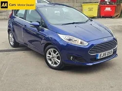 Blue Used 2015 Ford Fiesta Zetec Hatchback | £6,295 (Fair price)