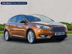 Orange Used 2017 Ford Focus Titanium X Hatchback | £8,995 (Good price)