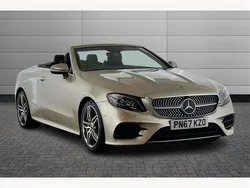 Silver Used 2017 Mercedes E220 AMG Line Premium Plus Cabriolet | £22,495 (Expensive)