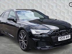 Black Used 2025 Audi A6 Black Edition Estate | £47,750