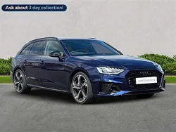 Blue Used 2024 Audi A4 Black Edition Estate | £33,321 (Fair price)