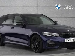 Blue Used 2021 BMW 330e M Sport Estate | £26,240 (Expensive)