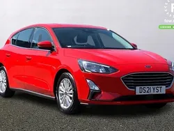 Red Used 2020 Ford Focus Titanium Hatchback | £13,599 (Fair price)