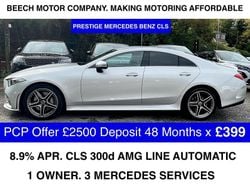 Silver Used 2020 Mercedes CLS300 AMG line Coupe | £26,900