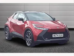 Scarlet flare Used 2024 Toyota C-HR Design SUV | £28,490 (Fair price)