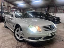 Silver Used 2002 Mercedes SL500 Cabriolet | £9,995 (Expensive)