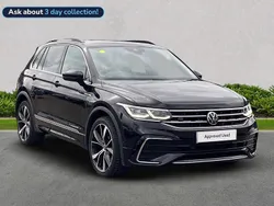 Black Used 2022 VW Tiguan R-line SUV | £28,065 (Expensive)