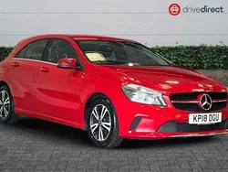 Metallic volcano red Used 2018 Mercedes A180 SE Hatchback | £9,730 (Good price)