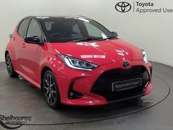 Orange Used 2021 Toyota Yaris Hybrid Edition Hatchback | £16,890 (Fair price)