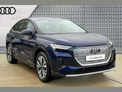 Blue Used 2024 Audi Q4 Sportback e-tron Sport SUV | £33,000