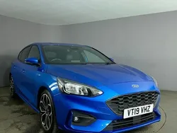 Blue Used 2019 Ford Focus ST-Line X Hatchback | £10,999 (Fair price)