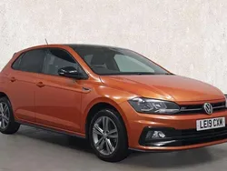 Orange Used 2019 VW Polo R-line Hatchback | £11,493 (Fair price)