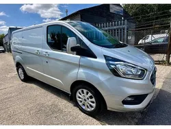 Moondust silver (metallic paint) Used 2021 Ford Transit Custom Limited | £15,990 (Fair price)