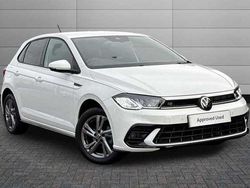 Pure white Used 2024 VW Polo R-line Hatchback | £20,849 (Fair price)