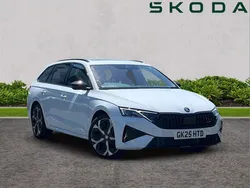 White Used 2025 Skoda Octavia vRS Estate | £34,995