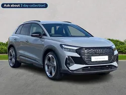Grey Used 2024 Audi Q4 e-tron Black Edition SUV | £37,896 (Fair price)