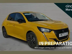Yellow Used 2022 Peugeot 208 Allure+ Hatchback | £14,995 (Fair price)
