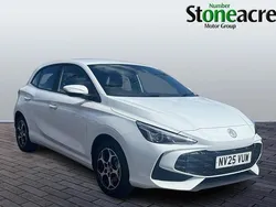 White New 2025 MG MG3 SE Hatchback | £17,495 (Fair price)