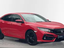 Red Used 2021 Honda Civic Sport Hatchback | £16,877 (Fair price)
