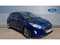 Blue Used 2017 Ford Fiesta Titanium Hatchback | £6,977 (Fair price)