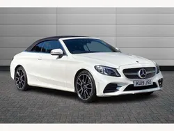White Used 2019 Mercedes C300 AMG Line Premium Cabriolet | £23,150 (Fair price)
