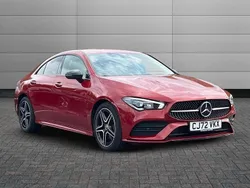 Red Used 2022 Mercedes CLA220 AMG Line Premium Sedan | £29,395 (Fair price)