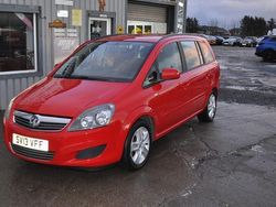 Red Used 2013 Vauxhall Zafira MPV | £3,995 (Fair price)