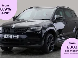 Black Used 2021 Skoda Karoq SportLine SUV | £22,132 (Fair price)