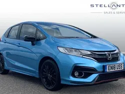 Blue Used 2018 Honda Jazz Sport Hatchback | £10,120 (Fair price)