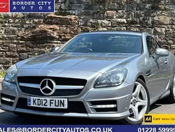 Silver Used 2013 Mercedes SLK250 AMG Cabriolet | £9,495 (Fair price)