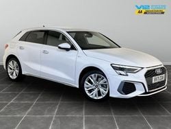 White Used 2021 Audi A3 e-tron S-Line Hatchback | £19,895 (Fair price)