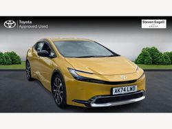 Yellow Used 2024 Toyota Prius Hatchback | £32,495 (Expensive)