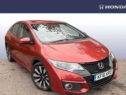 Red Used 2016 Honda Civic SE Plus Hatchback | £11,950 (Fair price)