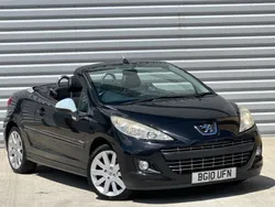 Black Used 2010 Peugeot 207 Allure Cabriolet | £1,095 (Super price)