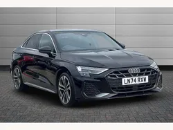 Mythos black Used 2024 Audi A3 S-Line Sedan | £29,450 (Expensive)