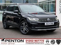 Black Used 2021 VW Tiguan Elegance SUV | £21,990 (Fair price)