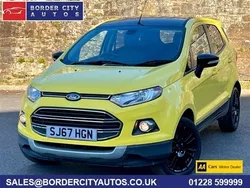 Yellow Used 2017 Ford Ecosport Titanium S SUV | £6,495 (Fair price)