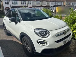 White and black Used 2019 Fiat 500X Anniversary SUV | £9,444 (Fair price)