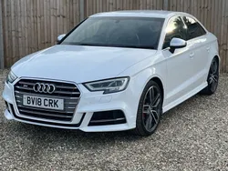 White Used 2018 Audi S3 Design Sedan | £21,200 (Good price)