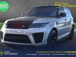 Silver Used 2021 Land Rover Range Rover Sport SVR SUV | £51,495 (Super price)