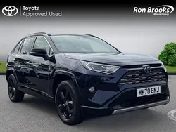 Blue/black Used 2020 Toyota RAV4 Hybrid SUV | £26,750 (Fair price)