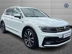 White Used 2020 VW Tiguan SEL SUV | £21,250 (Fair price)