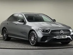 Selenite grey Used 2022 Mercedes E400 AMG line Sedan | £39,400 (Fair price)