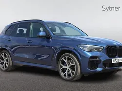 Blue Used 2022 BMW X5 M Sport SUV | £44,000 (Fair price)