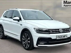 White Used 2020 VW Tiguan R-line SUV | £18,360 (Good price)