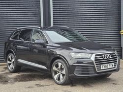 Black Used 2015 Audi Q7 S-Line SUV | £14,995 (Fair price)